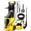 Jet-USA RX550 Electric High Pressure Washer 3500PSI Ultimate Pack, 5 Nozzles, Spin & Wheel Brush, Deck Cleaner, Turbo Head, Angled Lance, 30M Hose Reach