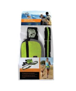 Jogging Dog Bungee Leash - Adjustable Waist Belt Bag + Hands Free Walking Lead