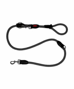 KONG Adjustable Rope Black Leashes Medium