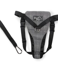 L Dog Harness 2 in 1 Combo - Car Travel Rides + Walks - No Pull Leash Seat Belt