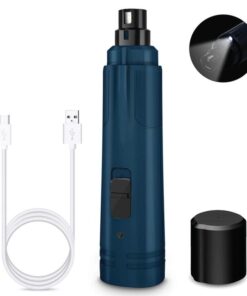 LED Light Pet Nail Grinder Dog Cat Electric Trimmer 2 Speed Rechargeable Filer