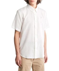 Linen Short Sleeve Shirt White
