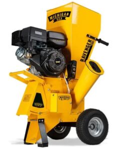 MICHIGAN 18HP 420cc Petrol Commercial Wood Chipper, Electric Key Start, Tree Mulcher - Ravenger 1850
