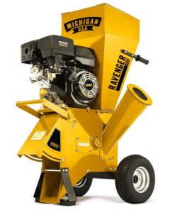 MICHIGAN 18HP 420cc Petrol Commercial Wood Chipper, Tree Mulcher - Ravenger 1750