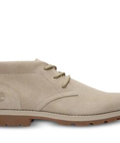 Men's Britton Square Mid Lace-Up Boot Beige 7 US Mens