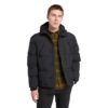 Men's Durable Water-Repellent Puffer Jacket Black