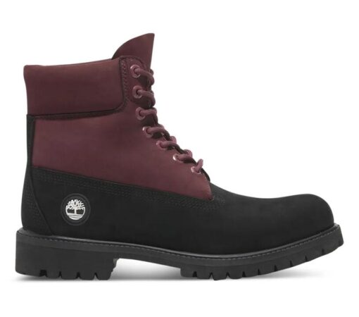 Men's Heritage 6-Inch Lace Up Waterproof Boot Black 7 US Mens