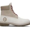 Men's Heritage 6-Inch Lace Up Waterproof Boot White 8 US Mens