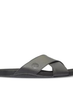Men's Seaton Bay Cross-Strap Sandal Black 7 US Mens