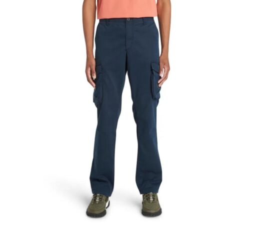 Men's Twill Cargo Pant Blue