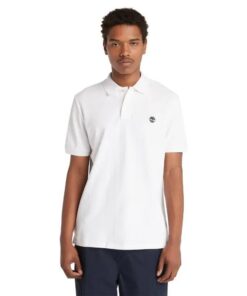 Millers River Pique Polo Shirt White