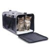 Ondoing Foldable Pet Carrier Bag Cat Dog Soft Crate Cage Kennel Tent Travel Portable Car