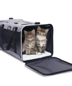 Ondoing Foldable Pet Carrier Bag Cat Dog Soft Crate Cage Kennel Tent Travel Portable Car
