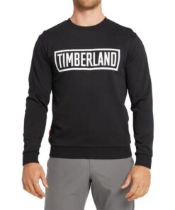 Oyster River Loopback Crew Sweatshirt Black