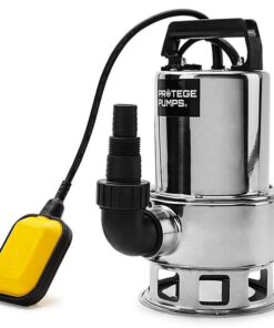 PROTEGE 1500W Submersible Dirty Water Pump Bore Tank Well Steel Automatic Clean