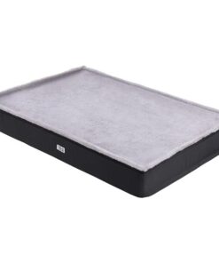 Pet Bed Dog Cat Large Calming Soft Sofa Foam Cushion Washable Cover Grey