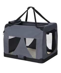 Pet Carrier Soft Crate Dog Cat Travel 60x42CM Portable Foldable Car M