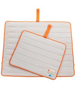 Pet Dog Cooling Mat Non-Slip Travel Roll Up Cool Pad Bed Outdoor M BEIGE
