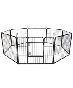 Pet Playpen Heavy Duty Foldable Dog Cage 8 Panel 31in