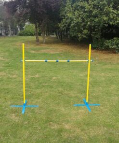 Portable Dog Puppy Training Practice Jump Agility Post