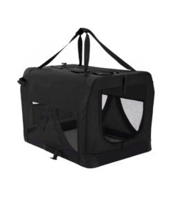 Portable Soft Dog Cage Crate Carrier XL BLACK