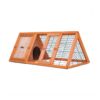 Rabbit Hutch Chicken Coop 118 x 50 x 45cm Triangle Cage Run Ester