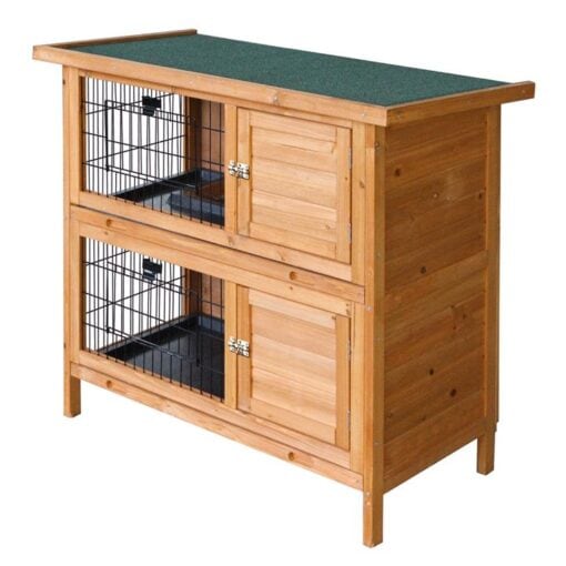 Rabbit Hutch Chicken Coop 91.5cm x 45cm x 82cm Chicken Coop Large Wooden House Run Cage