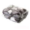 Riley Modern Pattern Faux Fur Throw Rug 127 x 152 cm Grey Camouflage