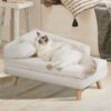 Small Raised Pet Sofa 70x40x39cm Waterproof Portable Dog Bed