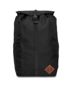 Unisex Heritage Flap Backpack Black