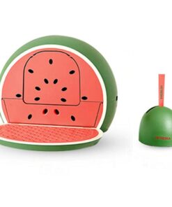 Vetreska Fruity Portable Cat Kitty Toilet Litter Box Tray House Lid Scoop Set Watermelon