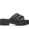 Women's London Vibe Slide Sandal Black 6 US Womens