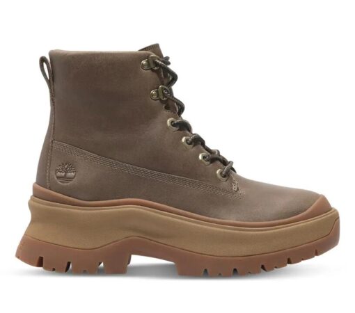 Women's Roxie Lane Mid Lace-Up Boot Brown 8 US Womens