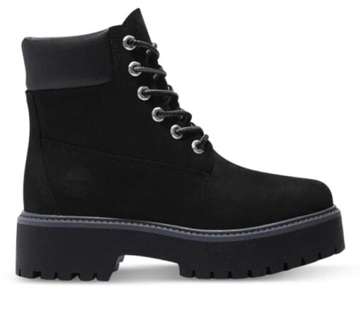 Women's Stone Street Premium Platform Boot Black 6 US Womens