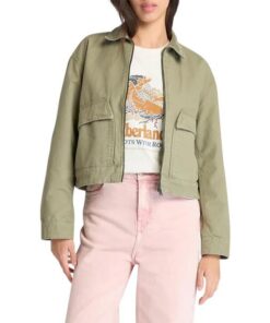 Women's Strafford Washed Canvas Jacket Green
