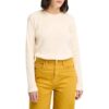 Women's Waffle Long-Sleeve T-Shirt Beige