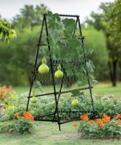 XL Heavy Duty Garden Trellis for Climbing Plants with Netting