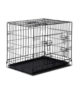 i.Pet 24" Dog Cage Crate Kennel 3 Doors