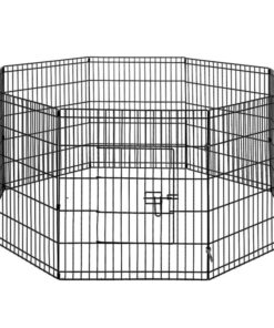 i.Pet 30" 8 Panel Dog Playpen Pet Fence Exercise Cage Enclosure Play Pen