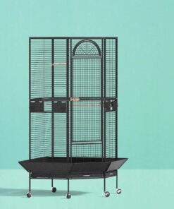 i.Pet Bird Cage Large Jumbo Aviary Budgie Perch Cage Parrot Stand Wheels Corner