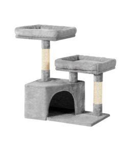 i.Pet Cat Tree 69cm Scratching Post Tower Scratcher Wood Condo House Bed Trees