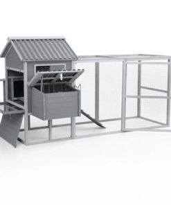 i.Pet Chicken Coop Rabbit Hutch Extra Large Wooden Run Bunny Cage Poultry House Outdoor
