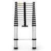 BULLET 3.8m Telescopic Aluminium Ladder Alloy Extension Extendable Steps Multi Portable