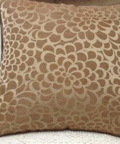Flower Beige Petal Design Cushion Cover