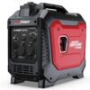 GENPOWER 3.5kW Peak 3kW Enclosed Inverter Generator, 2x15A, 12V, USB, Portable, Compact, Camping, Backup