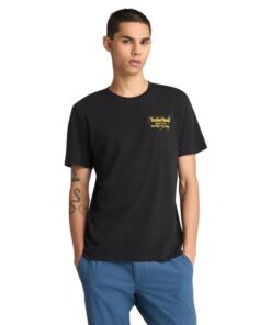 Men's Back Graphic Short-Sleeve T-Shirt Black
