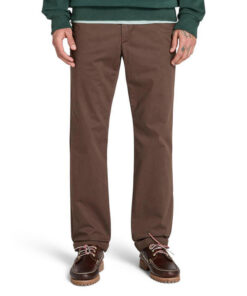 Men's Claremont Twill Chino Pant (Straight) Brown