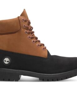 Men's Heritage 6-Inch Lace Up Waterproof Boot Black 7 US Mens