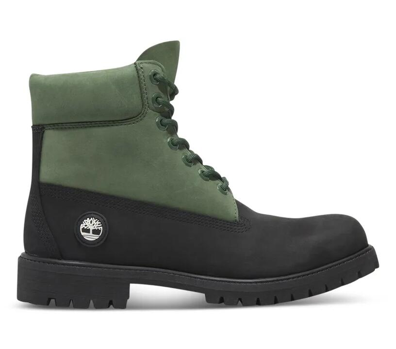 Men's Heritage 6-Inch Lace Up Waterproof Boot Black 8 US Mens