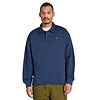 Men's Polo Sweatshirt Blue